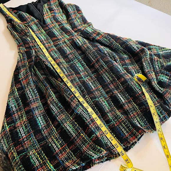 Slate & Willow Multicolored Classic Plaid Sleeveless Fit And Flare Dress Size 4 - Picture 10 of 11